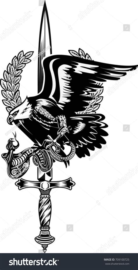 663 Eagle Snake Tattoo Images Stock Photos And Vectors Shutterstock