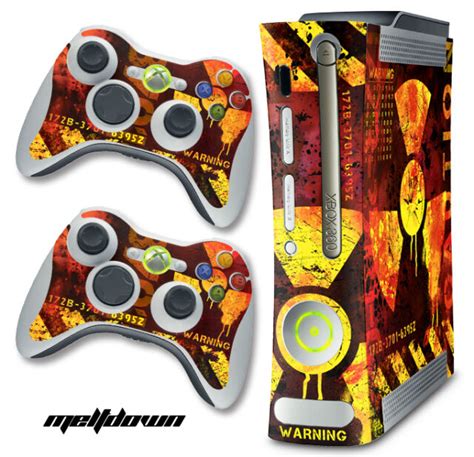 Skin Decal Wrap For Xbox 360 Original Gaming Console And Controller