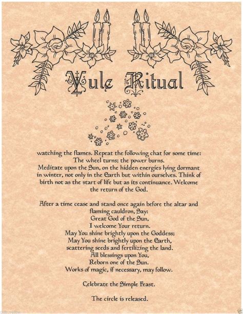 Yule Ritual Yule Pagan Yule Yule Traditions