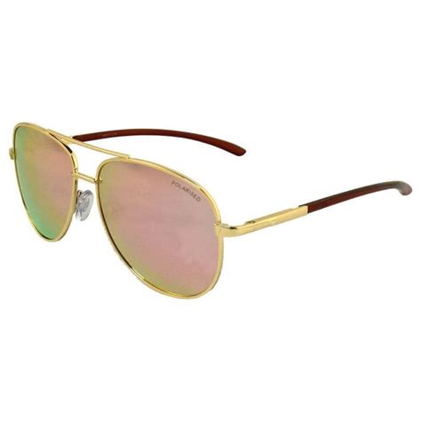 Stiletto Misty Womens Sunglasses Gold And Pink Revo