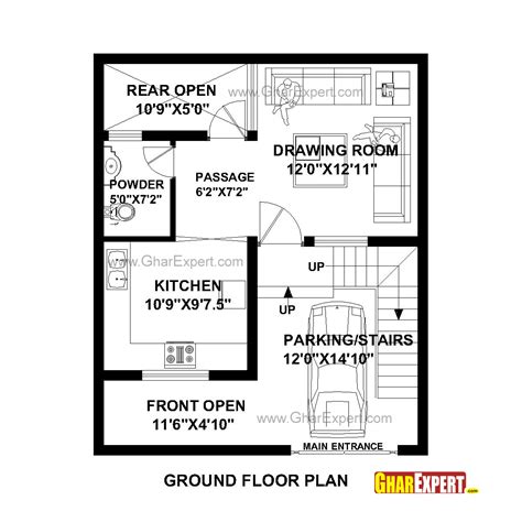 Bing is a search engine created and operated by microsoft, replacing its former live search, windows live search, and msn search offerings. House Plan for 25 Feet by 30 Feet plot (Plot Size 83 Square Yards) - GharExpert.com