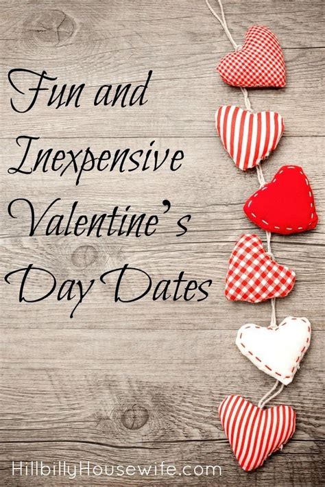 Fun And Inexpensive Valentine S Day Dates Frugal Tip Hillbilly