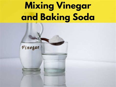 Mixing Vinegar And Baking Soda For Cleaning Organizing TV