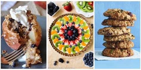 It's lovely for afternoon tea or a spring holiday dessert. 20 Easy Healthy Desserts - Best Recipes for Healthiest ...