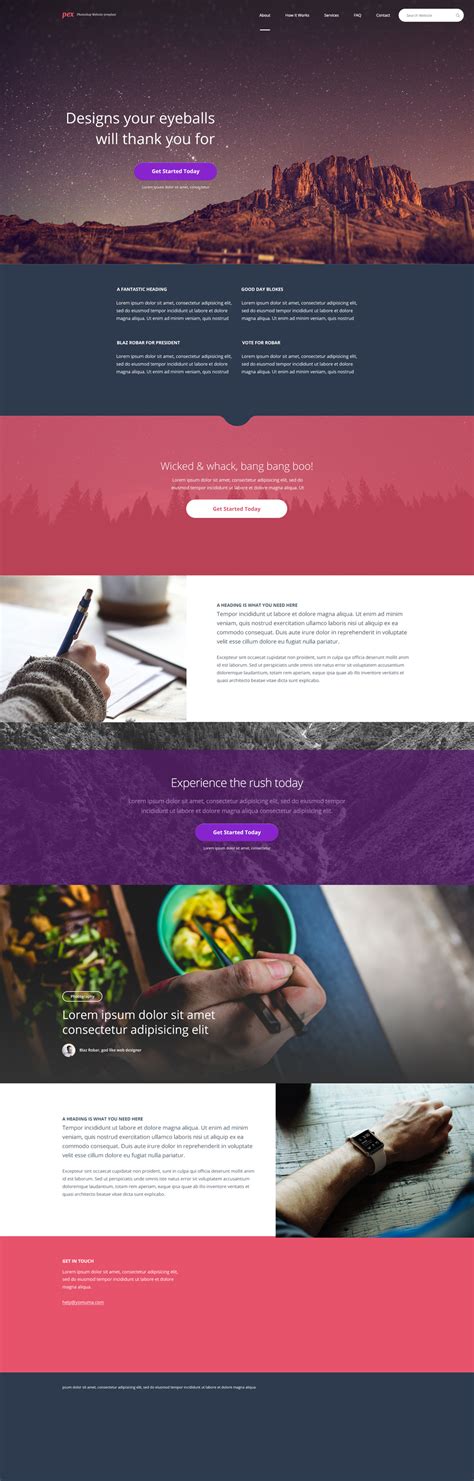 Free Psd Website Templates For Business