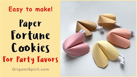 How To Make A Paper Fortune Cookie In 2023 Origami Fortune Cookie