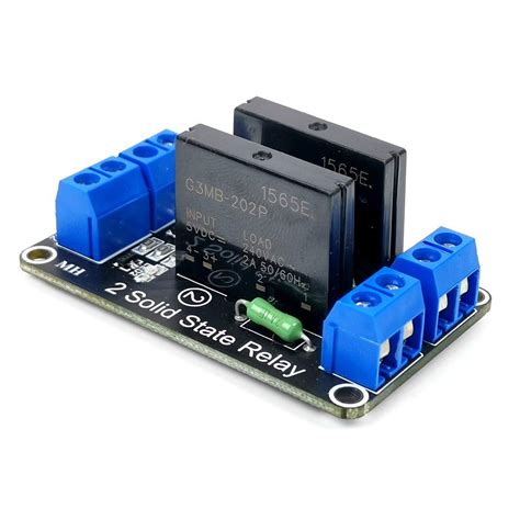 2 Channels Solid State Relay Modulelow Trigger