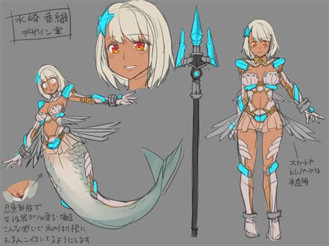 Rule 34 1girls Armor Blonde Hair Breasts Character Sheet Concept Art