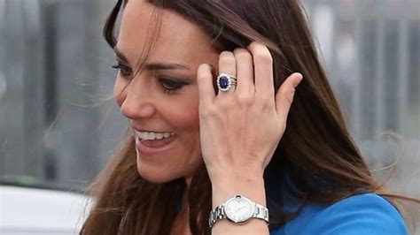 Catherine Duchess Of Cambridge Brandishes A Cartier Watch The Cartier Is Beautiful Ballon Bleu