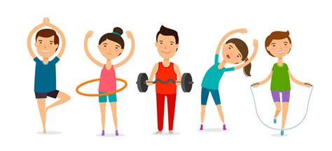 2167 Best Exercise Cartoon Images Stock Photos And Vectors Adobe Stock
