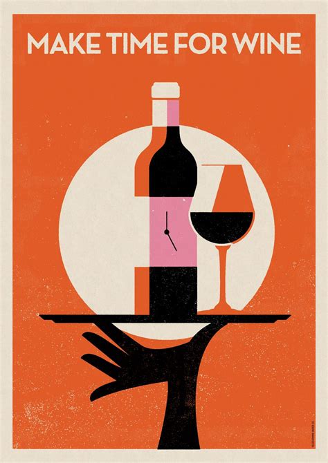 Vintage Drink Adverts On Behance Wine Poster Wine Art Art Deco Posters