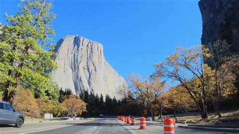 【california】 Driving In Yosemite National Park Tunnel View ～ Southside