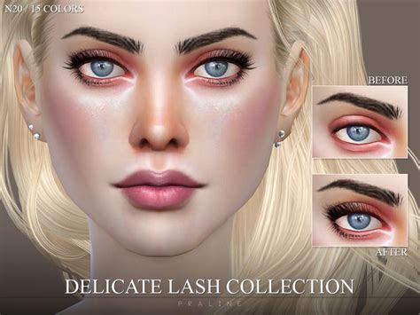 Natural Lashes In 5 Versions 3 Colors Found In Tsr