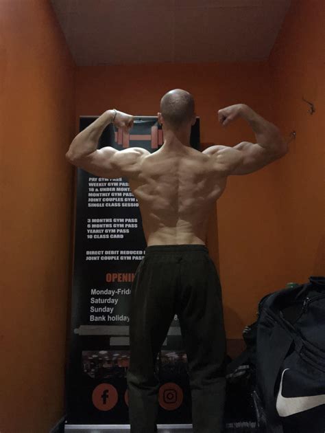 10 Weeks Out Gunning For Glory Thought Id Post A Back Pic This Time Around Same As Last