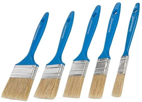 Silverline Disposable Paint Brush Set 5pce