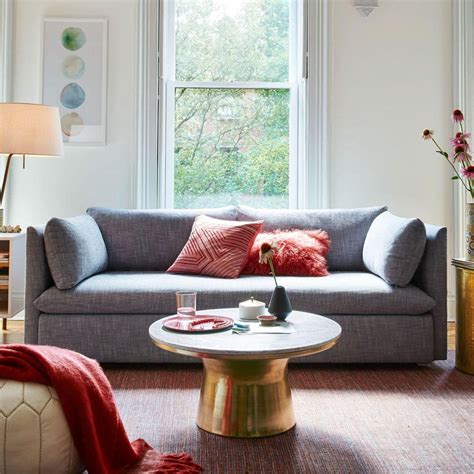 Monaco 36 square pedestal coffee table. Marble-Topped Pedestal Coffee Table | west elm United Kingdom