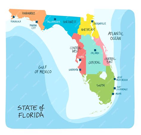Acantilado Peculiar Adecuado Mapa De Florida Bisonte Amanecer Cerebro