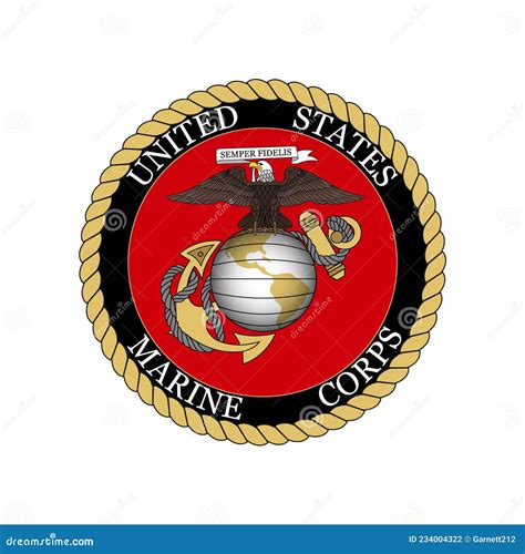 Realistic Vector Logo Of The United States Marine Corps Cartoondealer