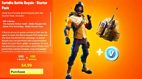 New How To Get Starter Pack 4 In Fortnite Youtube