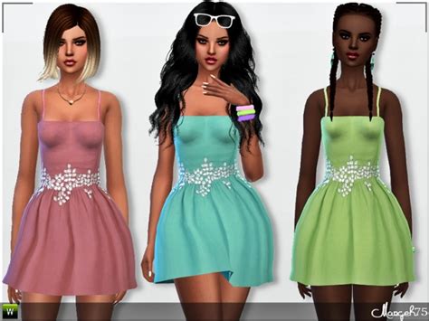 Nia Diamante Dress By Margie At Sims Addictions Sims 4 Updates
