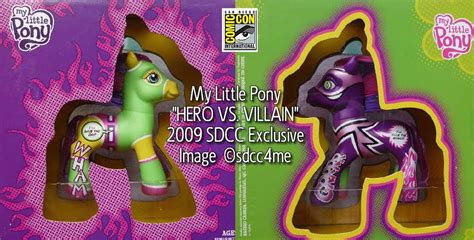 2009 Sdcc Exclusive Mlp My Little Pony Hero And Villain Two