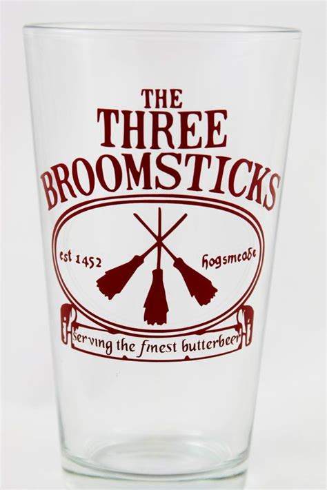 Harry Potter Pint Glass Set The Leaky Cauldron And The Three Broomsticks Set Butterbeer