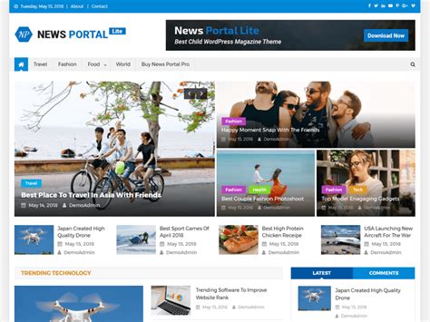 News Portal Lite Wordpress Theme