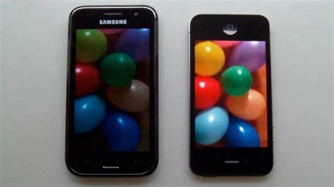 Iphone 4 Vs Samsung Galaxy S Gt I9000 Part 1 Youtube
