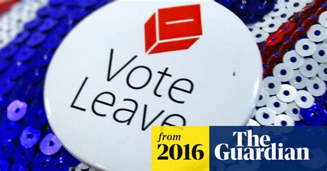 Vote Leave Says It Will Be Official Brexit Campaign In Referendum Brexit The Guardian