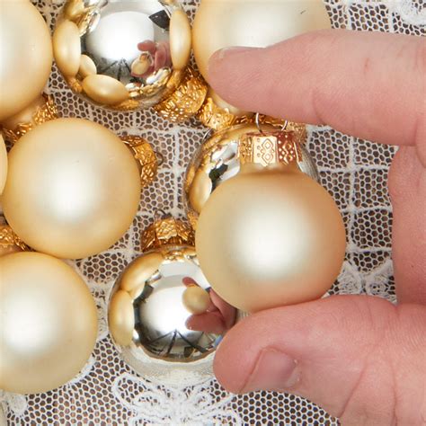 Miniature Gold Ball Ornaments Christmas Ornaments Christmas And