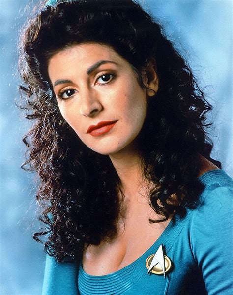 Marina Sirtis As Deanna Troi In Star Trek The Next Generation Star Trek Episodes Star Trek