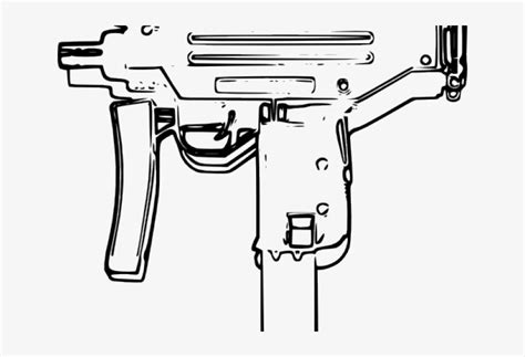 Download Transparent Gun Clipart Uzi Transparent Gun Uzi Pngkit