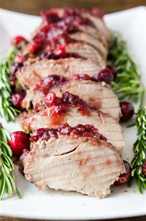 Remove the pork loin, cover it with foil and let it rest for 15 minutes. Slow Cooker Cranberry Rosemary Pork Renderloin | Recipe | Rosemary pork tenderloin, Pork ...
