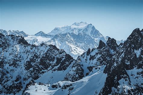 Mountains Peak Alps Snowy Mountain Range Hd Wallpaper Peakpx