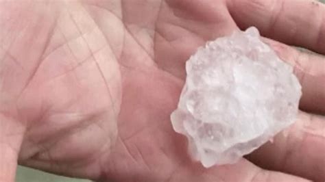 Australia Huge Hailstones Batter Queensland World News Sky News
