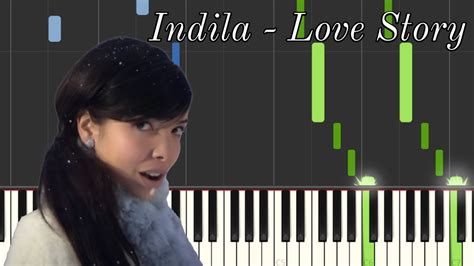 Indila Love Story Piano Tutorial Youtube