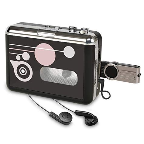 Rybozen Cassette Player Standalone Portable Digital Usb Uk