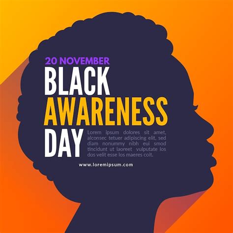 Free Vector Black Awareness Day Celebration Illustration With Woman