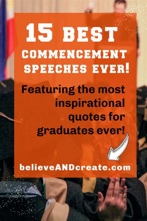 Inspirational Graduation Quotes From The 15 Best Commencement Speeches
