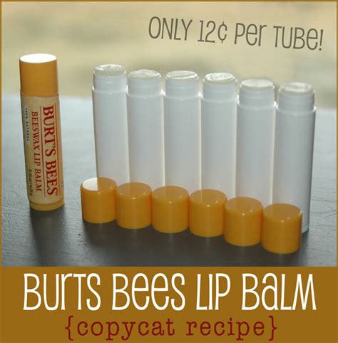 Burt's bees moisturizing lip balm nourishes and makes your lips feel luxurious. Burt's Bees Lip Balm Homemade DIY Copycat Recipe