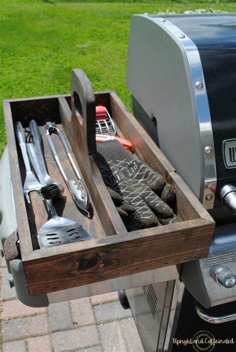 Organize Grill Accessories With A Diy Grill Tool Box Upright And