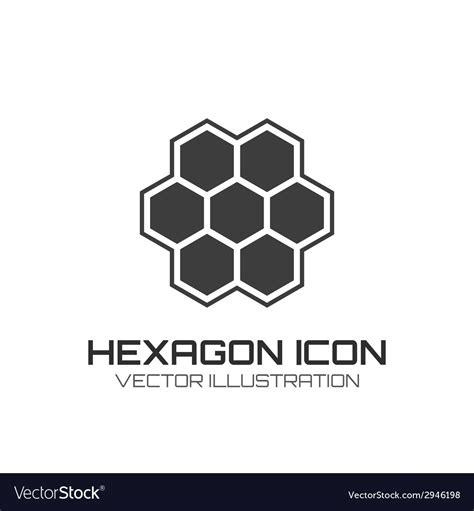 Hexagon Icon Royalty Free Vector Image Vectorstock