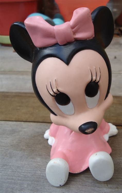 Vintage Walt Disney Minnie Mouse Plastic Baby By Vintagetrafficusa