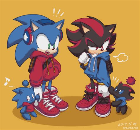 Shadow And Sonic Shadow The Hedgehog Fan Art 44343153 Fanpop