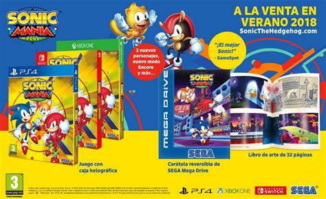 Sega Anuncia Sonic Mania Plus La Edición Definitiva De Sonic Mania