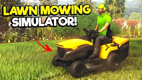 The Most Satisfying Lawn Mowing Game Is Here Lawn Mowing Simulator