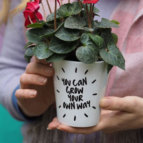 You Can Grow Your Own Way Plant Pot By So Close Plant Pot Diy Plant