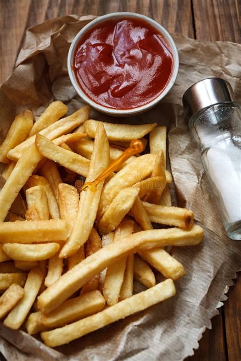French Fries With Ketchup Stock Photo Image Of Fast 106547214