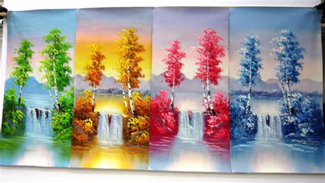 Mylittlepaintinghouse Four Seasons Painting Four Seasons Painting Seasons Painting Season