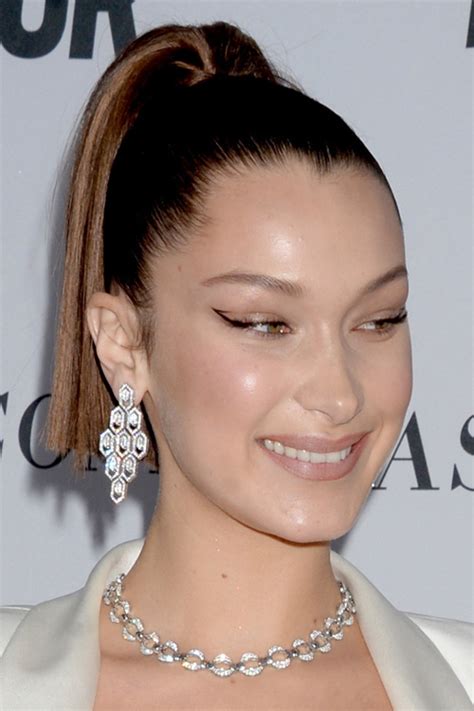 bella hadid s hairstyles and hair colors steal her style